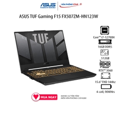 Laptop ASUS TUF Gaming F15 FX507ZM-HN123W (Core™ i7-12700H | 16GB | 512GB | GeForce RTX™ 3060 | 15.6 inch FHD)