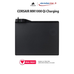 Lót chuột CORSAIR MM1000 Qi Charging - M CH-9440022-AP Cổng kết nối Lightning và Micro USB Công nghệ sạc không dây QI