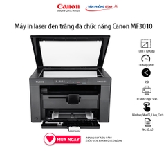 Máy In Canon ImageCLASS MF3010AE - Chính Hãng, A4 Đen Trắng, Đa Chức Năng In, Copy, Scan, kết nối Usb tại Vanphongstar