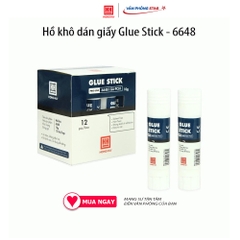 Hồ khô dán giấy Glue Stick văn phòng Hồng Hà - 6648 sử dụng dán giấy ở dạng khô cho văn phòng thân thiện với môi trường