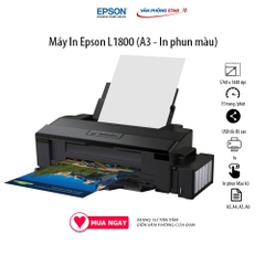 [FREESHIP] Máy In Epson L1800 (A3 - In phun màu) 15 trang / 1 phút độ phân giải 5760 x 1440 dpi