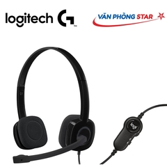 [FREESHIP] Tai nghe Logitech H151 tại Vanphongstar Chất Lượng Cao Với Mic Khử Tiếng Ồn Chính hãng bảo hành 12 tháng