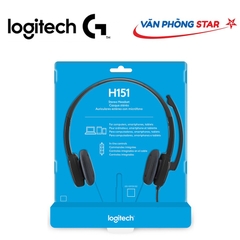 [FREESHIP] Tai nghe Logitech H151 tại Vanphongstar Chất Lượng Cao Với Mic Khử Tiếng Ồn Chính hãng bảo hành 12 tháng