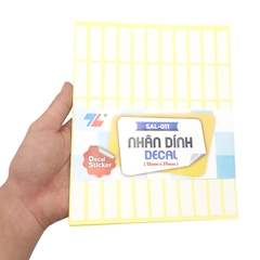 Nhãn dính decal SAL-005