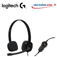 [FREESHIP] Tai nghe Logitech H151 tại Vanphongstar Chất Lượng Cao Với Mic Khử Tiếng Ồn Chính hãng bảo hành 12 tháng