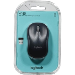 Chuột không dây Logitech wireless M185 cảm biến quang, 1000 Dpi, chuột không tiếng ồn, Chính hãng BH 36