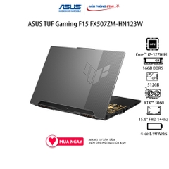 Laptop ASUS TUF Gaming F15 FX507ZM-HN123W (Core™ i7-12700H | 16GB | 512GB | GeForce RTX™ 3060 | 15.6 inch FHD)