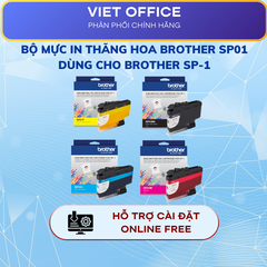 (Combo cả bộ) Mực In Thăng Hoa Brother SP01 Chính Hãng (SP01BKS/SP01CS/SP01MS/SP01YS) – Dùng Cho Brother SP-1