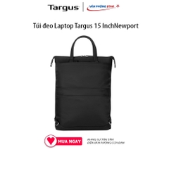 Túi đeo Laptop Targus 15 Inch Newport TBB600GL-703 ngăn đứng máy tính trống chộm Vải Nylon chống thấm nước BH 1 năm