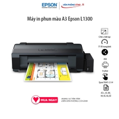 Máy in phun màu Epson L1300 khổ A3 tốc độ 30 trang trắng đen /phút, 17 trang màu /phút 5760 x 1440 dpi tại vanphongstar