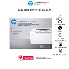 Máy in Hp laserjet pro M102A Tốc độ 22 trang / phút khổ A4, 600 x 600 dpi dùng mực 17A tại vanphongstar chính hãng