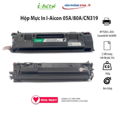 Hộp Mực 05A/80A CHÍNH HÃNG I-AICON dùng cho máy in HP LaserJet P2035,2055/Canon LBP 6650/6650DN CAM KẾT BẢO HÀNH 1 ĐỔI 1