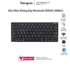 Bàn phím không DâyTargus Multi device Compact Bluetooth AKB862AP full size. Thiết kế mỏng đẹp kháng khuẩn