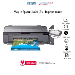 [FREESHIP] Máy In Epson L1800 (A3 - In phun màu) 15 trang / 1 phút độ phân giải 5760 x 1440 dpi
