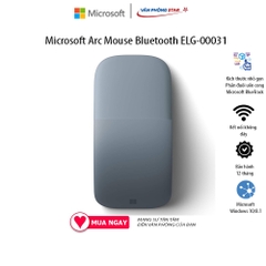 Chuột không dây Microsoft Arc Mouse Bluetooth ELG-00031 kết nối bluetooth 5.0 Công nghệ Microsoft BlueTrack™ chính hãng
