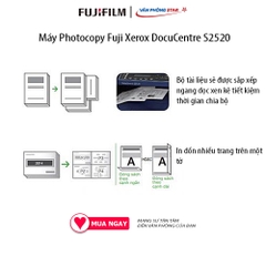 Máy photocopy đa chức năng FujiXerox DC S2520, chính hãng bảo hành toàn quốc