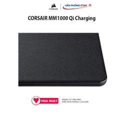 Lót chuột CORSAIR MM1000 Qi Charging - M CH-9440022-AP Cổng kết nối Lightning và Micro USB Công nghệ sạc không dây QI