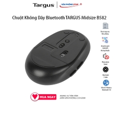 Chuột Không Dây Bluetooth TARGUS Midsize Comfort Kháng Khuẩn B582 Wireless Bluetooth + USB Click Silent chính hãng