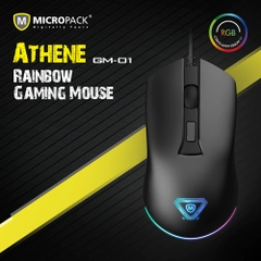 Chuột vi tính Micropack Wired Rainbow Gaming  Mouse-Black GM-01
