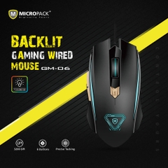 Chuột vi tính Micropack Wired RGB Gaming Mouse GM-06