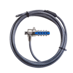 Khóa Laptop TARGUS DEFCON Resettable T-Lock Combo Cable Lock Polybag – PA410BX