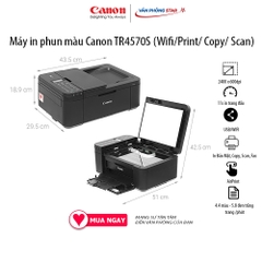 Máy in phun màu Canon TR4570S đa chức năng Wifi