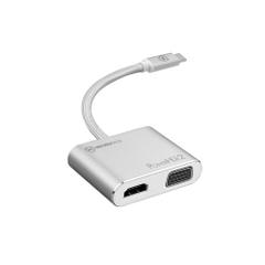 Thiết bị mở rộng cổng kết nối Micropack USB C to 4 Ports VGA Adapter MDC-4V