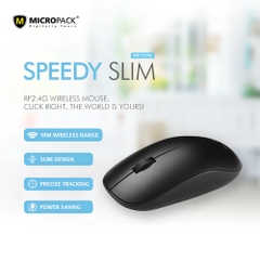 Chuột vi tính Micropack Wireless Mouse(Black) MP-721W-BK-NV
