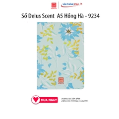 Sổ Delus Scent  A5 Hồng Hà 200 trang - 9234, giấy không nhòa, không thấm mực. Định lượng 80g/m2. Độ trắng: 76 -78%