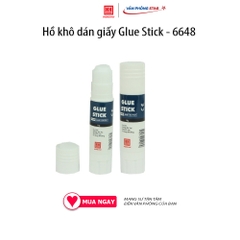Hồ khô dán giấy Glue Stick văn phòng Hồng Hà - 6648 sử dụng dán giấy ở dạng khô cho văn phòng thân thiện với môi trường