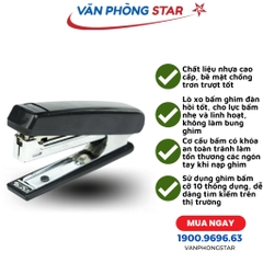 Dập ghim Hồng Hà 10 AD - BC01 chính hãng