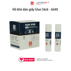 Hồ khô dán giấy Glue Stick văn phòng Hồng Hà - 6648 sử dụng dán giấy ở dạng khô cho văn phòng thân thiện với môi trường