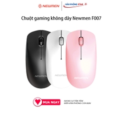 Chuột gaming không dây Newmen F007, Độ phân giải 1200 DPI, Kết nối Wireless, Sử dụng pin AA dễ thay thế