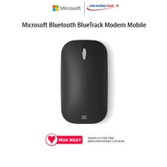 Chuột máy tính không dây Microsoft Bluetooth BlueTrack Modern Mobile, Kết nối Bluetooth, cảm biến Optical