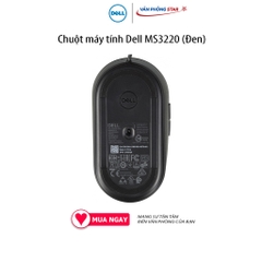 Chuột máy tính Dell MS3220, Kết nối USB 2.0, Độ phân giải 3200DPI, cảm biến Laser, siêu nhẹ