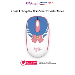 Chuột không dây Akko Smart 1 Sailor Moon khoảng cách kết nối 10m, Tương thích Windows XP/Vista/7/8/10 - Mac OS - Chrome