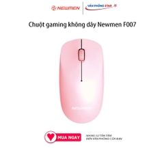 Chuột gaming không dây Newmen F007, Độ phân giải 1200 DPI, Kết nối Wireless, Sử dụng pin AA dễ thay thế