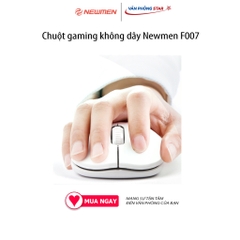 Chuột gaming không dây Newmen F007, Độ phân giải 1200 DPI, Kết nối Wireless, Sử dụng pin AA dễ thay thế