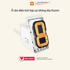Ổ cắm điện tích hợp sạc không dây Xiaomi XMLSWXC2-10WQM gồm  3 cổng USB 18W, 2 ổ cắm điện 3 chấu, 1 sạc không dây 10w