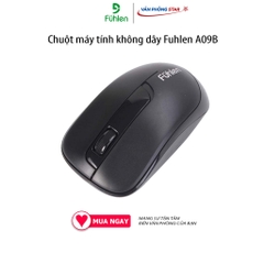Chuột máy tính không dây Fuhlen A09B độ phân giải  1000 DPI, tương thích PC, latop có cổng USB