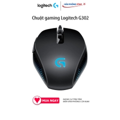 Chuột gaming Logitech G302 kết nối USB 2.0, độ phân giải (CPI/DPI) 4000DPI, dạng cảm biến Optical, phản hồi 1ms