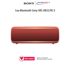 Loa Bluetooth Sony SRS-XB32/RC EXTRA BASS. Kết nối Bluetooth, NFC. Khả năng chống nước IP67 chính hãng