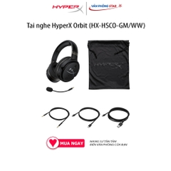 Tai nghe HyperX Orbit (HX-HSCO-GM/WW).Chất lượng âm thanh đỉnh cao, chống ồn, micro lọc tạp âm, kết nối Type A, C, 3.4mm