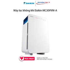 Máy lọc không khí Daikin MC30VVM-A Phin lọc tĩnh điện HEPA) 3 cấp, cảm biến PM2.5, Diện tích phù hợp 21.5m2