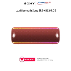 Loa Bluetooth Sony SRS-XB32/RC EXTRA BASS. Kết nối Bluetooth, NFC. Khả năng chống nước IP67 chính hãng