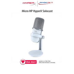 Micro HP HyperX Solocast Cảm biến chạm bật tắt Tương thích: PC, PS5, PS4, Mac