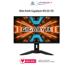 Màn hình Gigabyte M32U-EK (31.5 inch/UHD/IPS/144Hz/1ms/350 nits/HDMI+DP+USB+USBC/Loa)