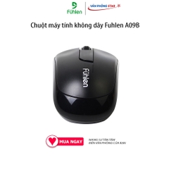 Chuột máy tính không dây Fuhlen A09B độ phân giải  1000 DPI, tương thích PC, latop có cổng USB