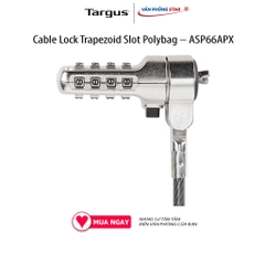Khóa Laptop TARGUS DEFCON Resettable TrapEZoid Combo Cable Lock Trapezoid Slot Polybag – ASP66APX