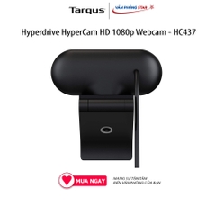 Hyperdrive HyperCam HD 1080p Webcam - HC437, độ phân giải full HD 1080p 30 fps, Xoay góc 180, Microphone đôi, chính hãng